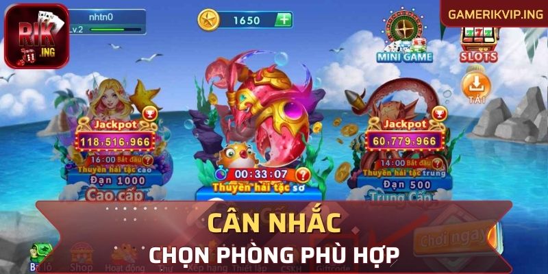 Cân nhắc mà chọn phòng phù hợp 