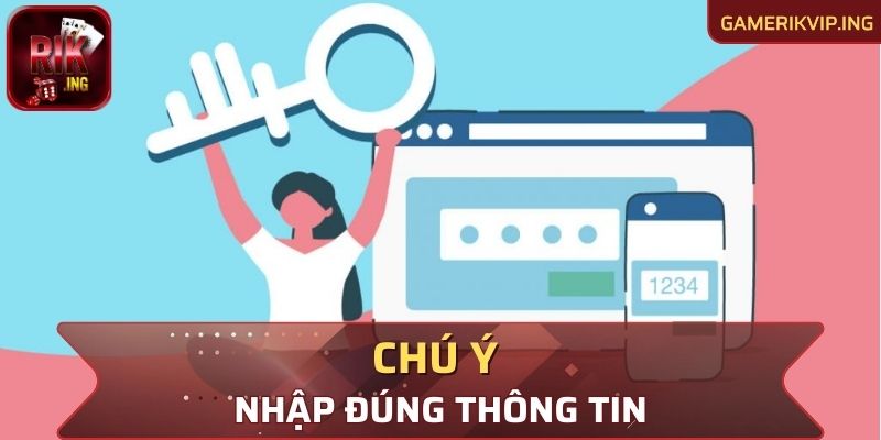 Nhập đúng thông tin của bạn để quá trình nạp diễn ra suôn sẻ